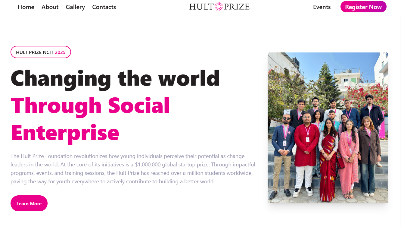 HULT PRIZE NCIT - 2025